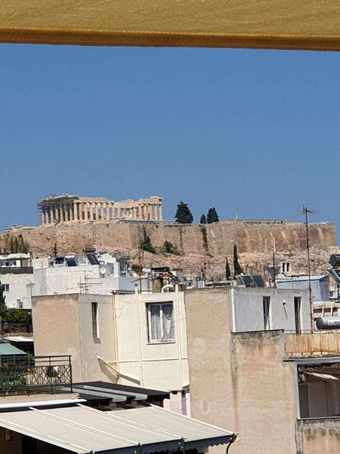 Ferienwohnung Renovated Studio With Roof Garden Access, 15 M Walk To Acropolis Athen Exterior foto